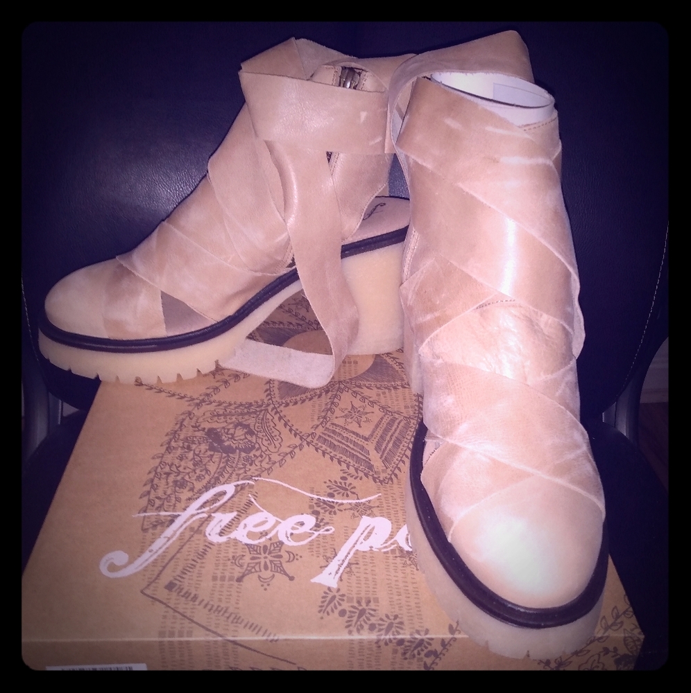 Free People Wrap-Style Ankle Booties